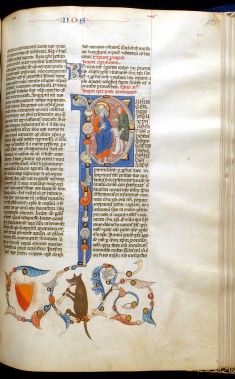 Leaf from Bentivoglio Bible