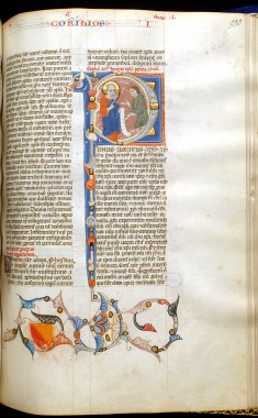 Leaf from Bentivoglio Bible