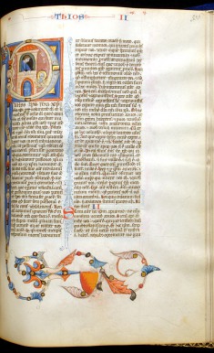 Leaf from Bentivoglio Bible