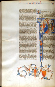 Leaf from Bentivoglio Bible