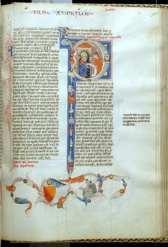 Leaf from Bentivoglio Bible
