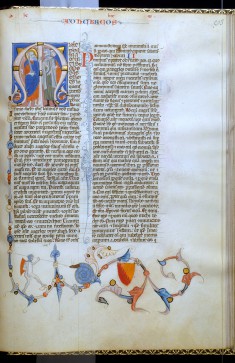 Leaf from Bentivoglio Bible