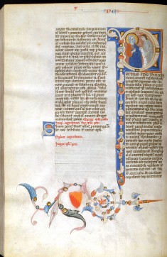 Leaf from Bentivoglio Bible