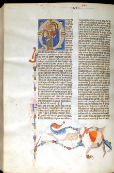 Leaf from Bentivoglio Bible