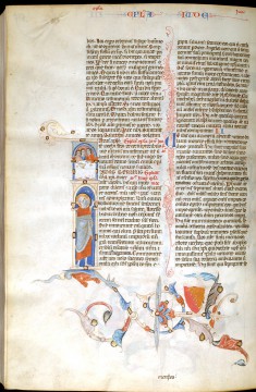 Leaf from Bentivoglio Bible