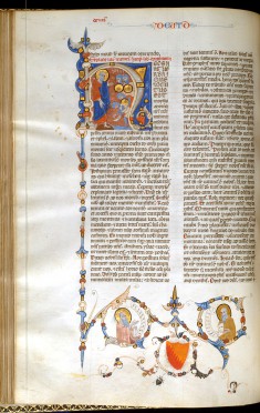 Leaf from Bentivoglio Bible