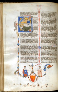 Leaf from Bentivoglio Bible