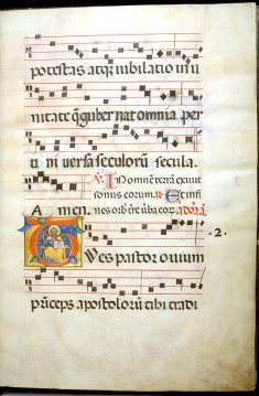 Leaf from Antiphonary
