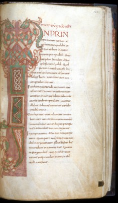 Leaf from Gospels
