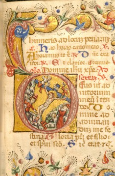 Initial D with Christ Nailed to the Cross