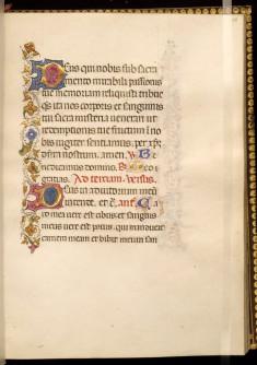 Leaf from Book of Hours