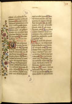 Leaf from Breviary