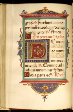 Leaf from Rangoni Bentivoglio Book of Hours