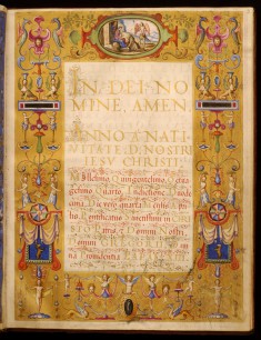 Leaf from Dogale of Francesco della Rovere Mamiami