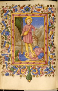 Leaf from Adimari Book of Hours