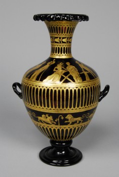 Glass Urn with Classical Scenes