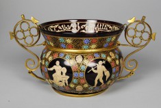 Bowl with Allegorical figures