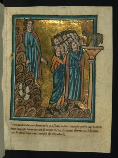 The Israelites Worship the Golden Calf and Moses Breaks the Tablets (Exodus 32:1-19)
