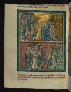 Top: The Gibeonites Make Peace (Joshua 9:3-15)
