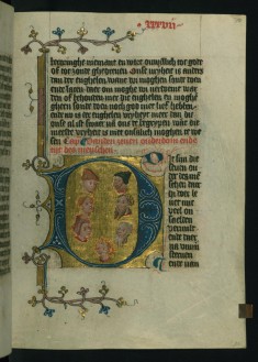 The Seven Ages of Man, shown as seven heads