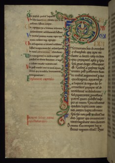 Initial "P" (Primum quidem)