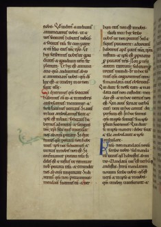 Leaf from Rochester Bible