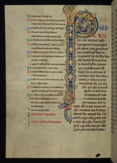 Initial "P" (Paulus servus)