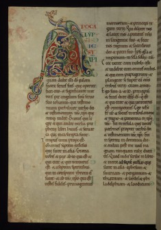 Initial "A" (Apocalypsis Iesu Christi)