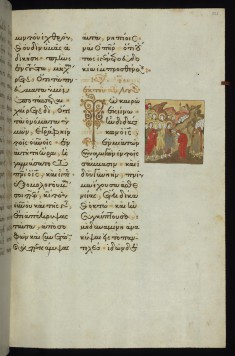 Christ healing a deformed woman