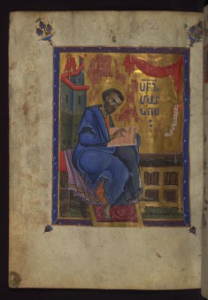 Evangelist Mark Seated Writing
