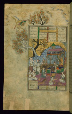 Kayumars Enthroned