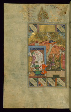 Kay Khusraw Enthroned