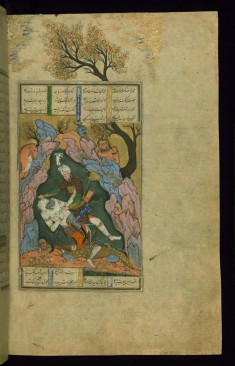 Rustam Kills the White Div (the Seventh Feat)