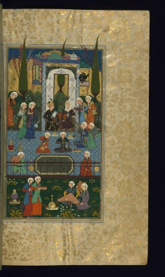 Alexander the Great Admires his Portrait Ordered by Queen Nushabah