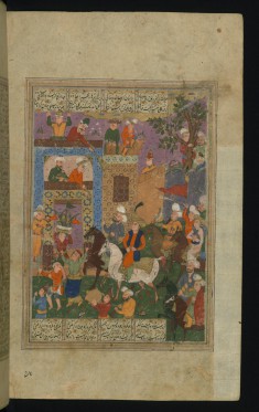 Shah Jahan Returns to his Court in India