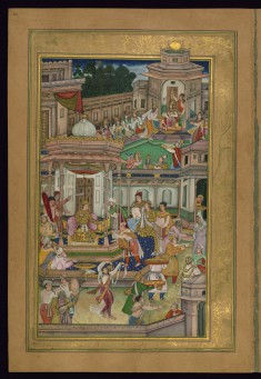 Shirin Receives a Ring from Khusraw