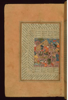 Alexander the Great (Iskandar) Fighting the Zanghis (Ethiopians)