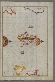 Map of the Island of Syros in the Aegean Sea