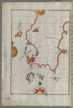 Map of the Eastern Part of the Peloponnese Peninsula