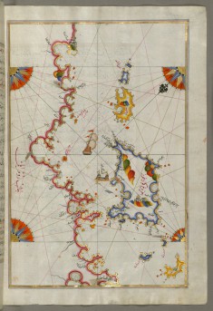 Map of the Islands of Corfu and Paxi