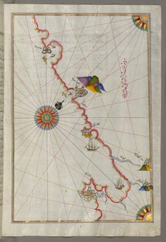 Map of the Adriatic Coast from Drac North of Karaburun as Far as Budva