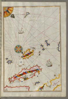 Map of the Dalmatian Islands: Korcula and Lastovo Off the Coast Between Dubrovnik and Split