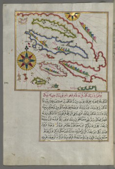 Map of a Group of Islands North of Korcula, Probably Hvar and Brac