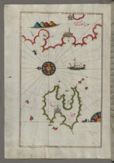 Map of the Island of Unije South of Lo?inj Island