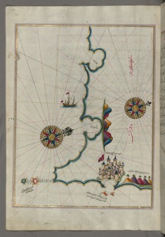 Map of the Coast North of the Medulin Fortress