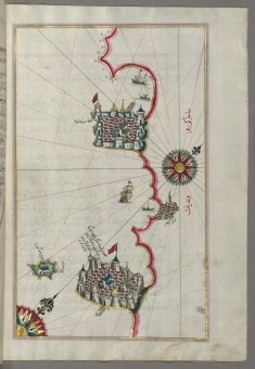 Map of the Coastline From Porec as Far as Novi Grad