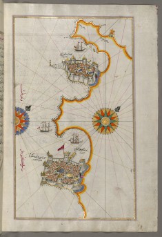 Map of the Coastline From Novi Grad as Far as Umag