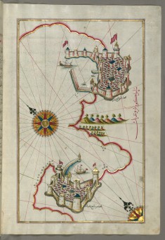 Map of the Coastline from Muggia to Trieste