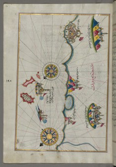 Map of the Italian Coast Between Termoli and Peschici