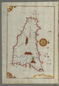 Map of the Island of Sicily